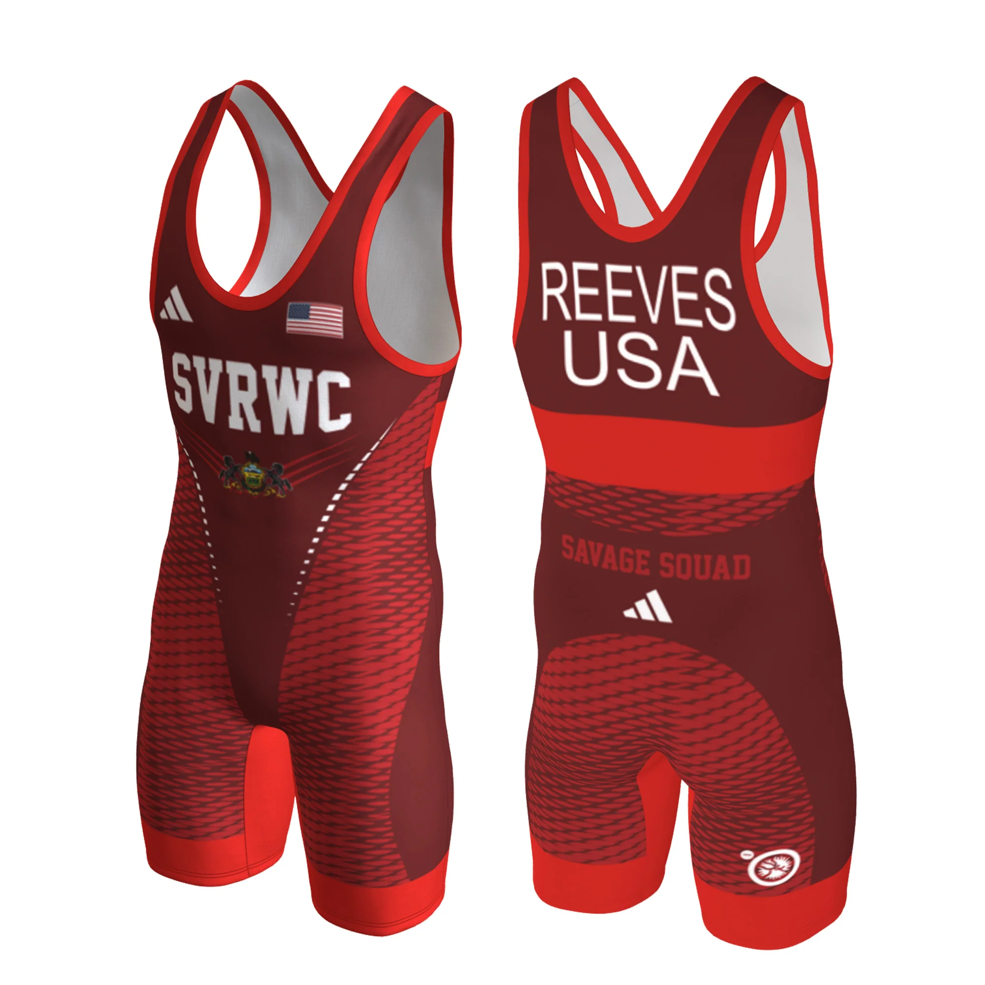 Team Store Steel Valley - Mens Singlet Red