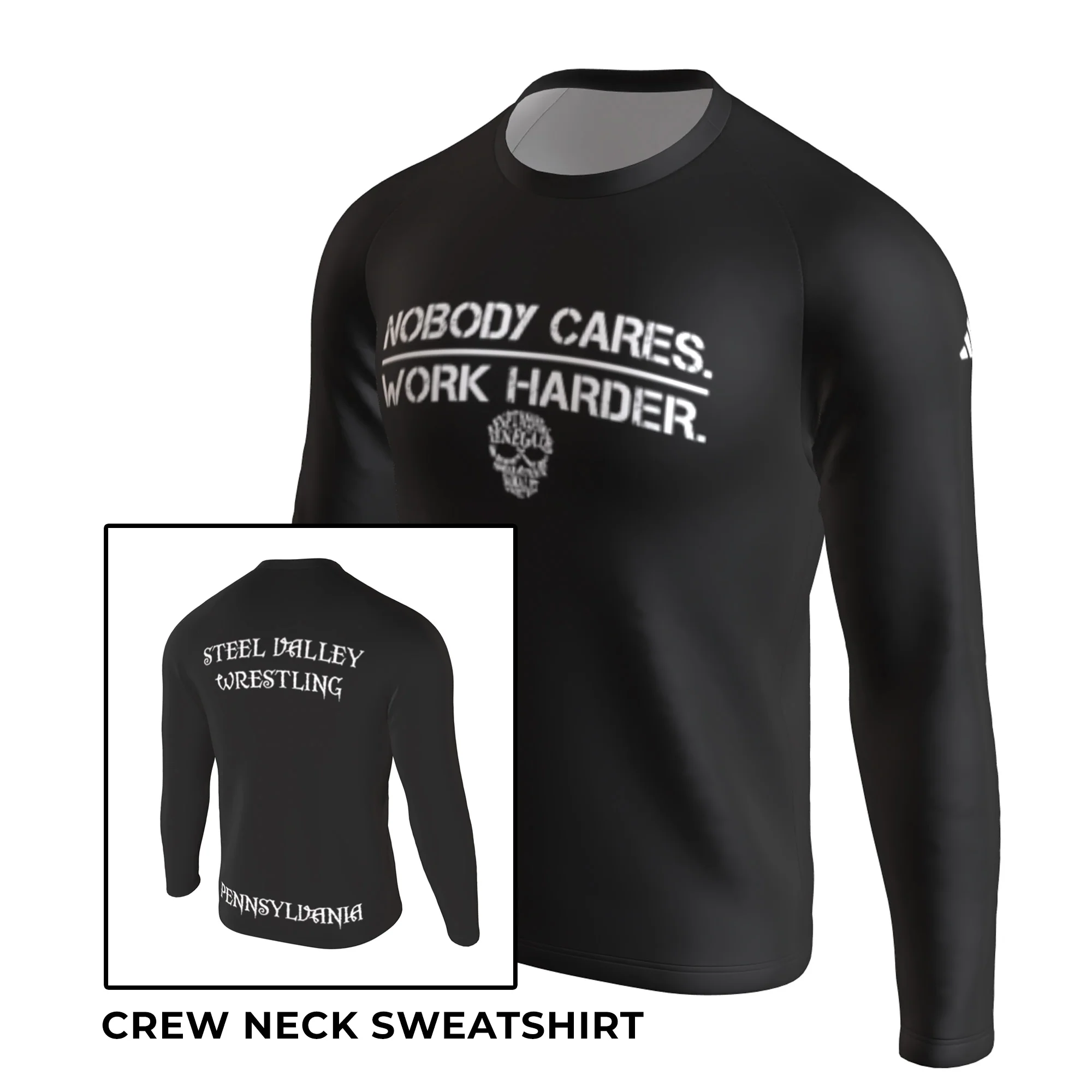 Team Store Steel Valley - Sublimated Black Crew Shirt